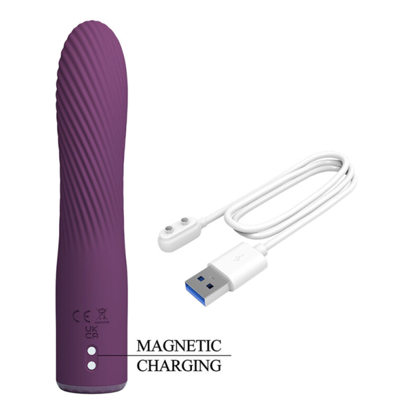 PRETTY LOVE - KISSELL WIEDERAUFLADBARER VIBRATOR MIT 10 FUNKTIONEN, LILA