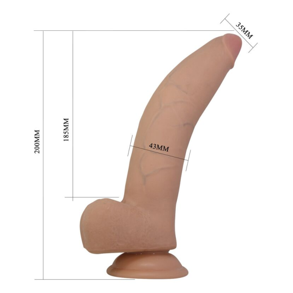 PRETTY LOVE - XANDER REALISTISCHER DILDO 20 CM Ø 5 CM NATÜRLICH