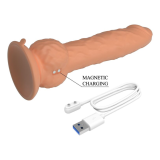 PRETTY LOVE - EREN STOSS-VIBRATIONSDILDO 20,5 CM Ø 4,5 CM NATUR