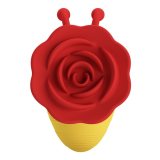 PRETTY LOVE - LITTLE BEE RECHARGEABLE CLITORAL STIMULATOR 7 MODES RED/YELLOW