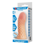 PRETTY LOVE - NESMITH PENISVERLÄNGERUNGSHÜLLE 13 CM Ø 3,8 CM NATUR