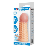 PRETTY LOVE - WOLFRAM PENIS EXTENSION SLEEVE 11.5 CM Ø 3.8 CM NATURAL