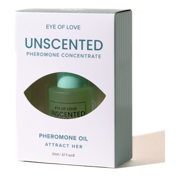 EYE OF LOVE - PHEROMONE-INFUSED PERFUMED OIL FOR MEN, FRAGRANCE-FREE, 20 ML
