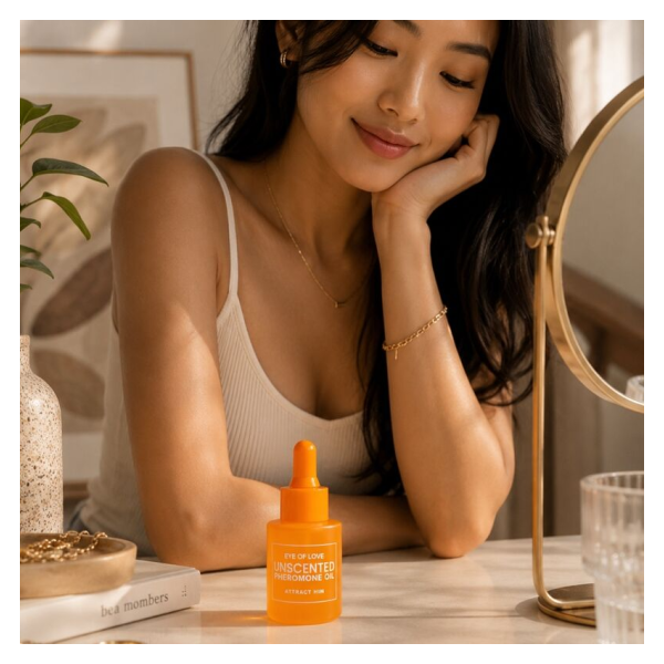 EYE OF LOVE - HUILE PARFUMÉE AUX PHÉROMONES POUR FEMME, SANS PARFUM, 20 ML