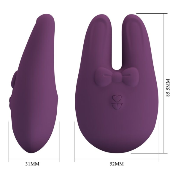 ROMANCE - STIMOLATORE ESTERNO BUNNY CON 7 MODALITÀ DI VIBRAZIONE