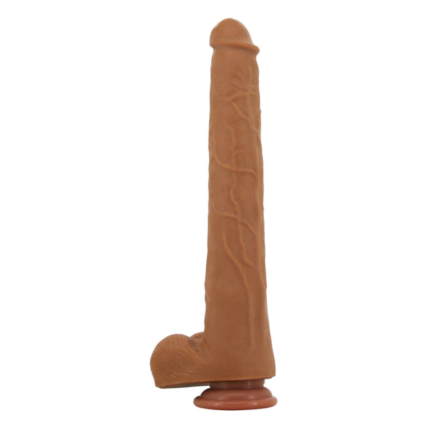 PRETTY LOVE - VIGGO REALISTIC SOFT-TOUCH SKIN-SLIDING DILDO 36,5 CM BROWN