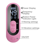 PRETTY LOVE - VIBRATORE BELLA RABBIT CON STIMOLAZIONE A FARFALLA E LED ROSA