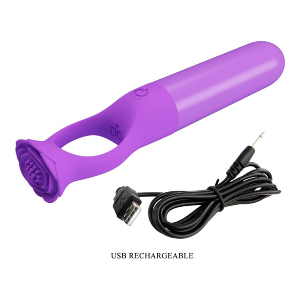 PRETTY LOVE - GIANA RECHARGEABLE MINI VIBRATOR MASSAGER PURPLE
