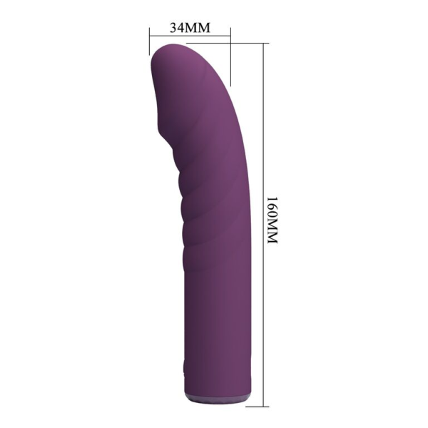 PRETTY LOVE - VIBRATORE RICARICABILE RYLAND 10 FUNZIONI VIOLA