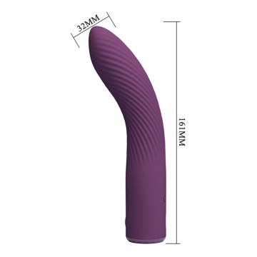 PRETTY LOVE - KISSELL WIEDERAUFLADBARER VIBRATOR MIT 10 FUNKTIONEN, LILA