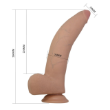 PRETTY LOVE - QUINLAN GODEMICHET RÉALISTE 26 CM Ø 5,5 CM NATUREL
