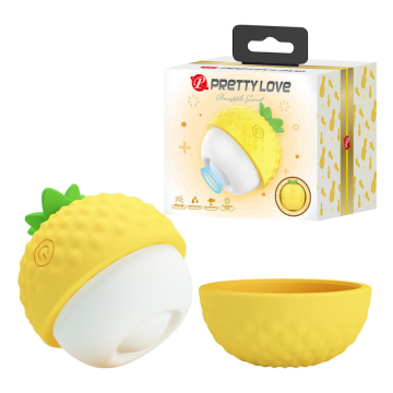 PRETTY LOVE - WIEDERAUFLADBARER SAUG- UND STOSS-KLTORALSTIMULATOR GELB