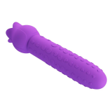 PRETTY LOVE - VIBRATORE RICARICABILE DANNELL PER STIMOLAZIONE ORALE E CLITORIDEA, VIOLA