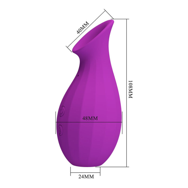 PRETTY LOVE - BOUTEILLE MAGIQUE STIMULATEUR CLITORIAL À SUCCION RECHARGEABLE VIOLETTE