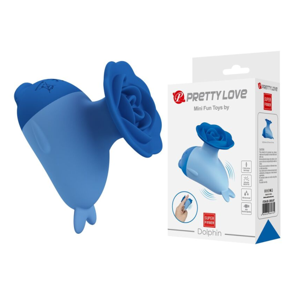 PRETTY LOVE - VIBRATORE MINI RICARICABILE USB A FORMA DI DELFINO
