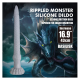 POWER MONSTERS - GODEMICHET EN SILICONE BASILISK FANTASY 43 CM Ø 5 CM