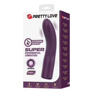 PRETTY LOVE - KISSELL RECHARGEABLE VIBRATOR 10 FUNCTIONS PURPLE