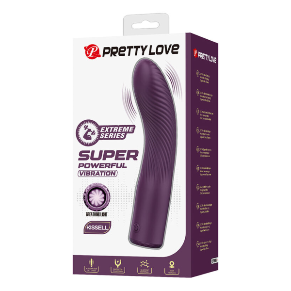 PRETTY LOVE - VIBRATEUR RECHARGEABLE KISSELL 10 FONCTIONS VIOLET