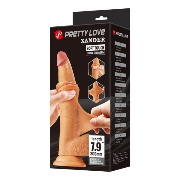 PRETTY LOVE - XANDER REALISTISCHER DILDO 20 CM Ø 5 CM NATÜRLICH