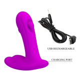 PRETTY LOVE - BAUER MASSEUR DE PROSTATE RECHARGEABLE 12 MODES VIOLET