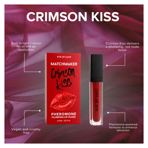 EYE OF LOVE - MATCHMAKER CRIMSON KISS LUCIDALABBRA ROSSO EFFETTO VOLUMIZZANTE CON FEROMONI 8,5 ML