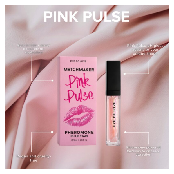 EYE OF LOVE - MATCHMAKER PINK PULSE PH LIP STAIN WITH PHEROMONES 8.5 ML