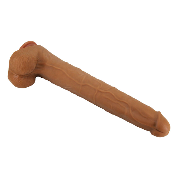 PRETTY LOVE - VIGGO REALISTIC SOFT-TOUCH SKIN-SLIDING DILDO 36,5 CM BROWN