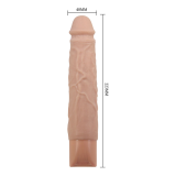 PRETTY LOVE - KESSLER DILDO VIBRANTE REALISTICO CON 10 MODALITÀ DI VIBRAZIONE E 10 ROTAZIONI, 22 CM NATURALE