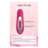PRETTY LOVE - VIBRATORE RICARICABILE IN SILICONE DUDEN CON 12 MODALITÀ DI VIBRAZIONE E 3 MODALITÀ DI OSCILLAZIONE, ROSA