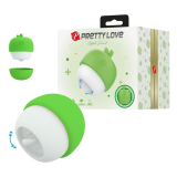 PRETTY LOVE - RECHARGEABLE TONGUE EFFECT CLITORAL STIMULATOR GREEN