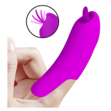 PRETTY LOVE - PETERSON HONEY FINGER RECHARGEABLE FINGER VIBRATOR PURPLE