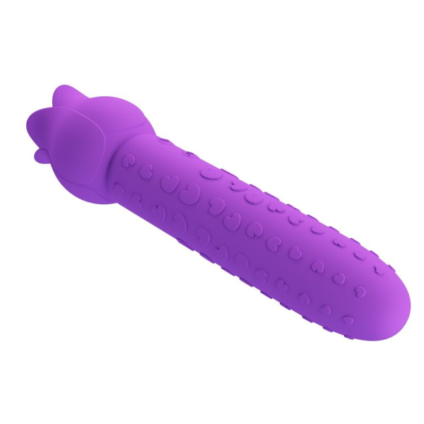 PRETTY LOVE - DANNELL WIEDERAUFLADBARER ORALSTIMULATOR UND KLITORISATIV-VIBRATOR LILA