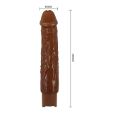 PRETTY LOVE - VIBRATORE REALISTICO DUKE 23,5 CM Ø 4,8 CM MARRONE