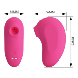 PRETTY LOVE - ARILA STIMOLATORE CLITORIDEO RICARICABILE CON VIBRAZIONE ROSA