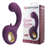 PRETTY LOVE - BRYNNLEE WIEDERAUFLADBARER VIBRATOR MIT ORALSTIMULATOR, 10 VIBRATIONSMÖGLICHKEITEN & 5 LECKFUNKTIONEN, LILA