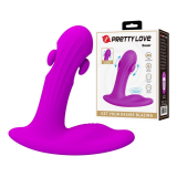 PRETTY LOVE - BAUER WIEDERAUFLADBARER PROSTATA-MASSAGEGERÄT MIT 12 MODI, LILA