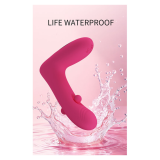 PRETTY LOVE - VIBRATORE RICARICABILE IN SILICONE DUDEN CON 12 MODALITÀ DI VIBRAZIONE E 3 MODALITÀ DI OSCILLAZIONE, ROSA
