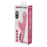 PRETTY LOVE - BELLA RABBIT VIBRATOR MIT SCHMETTERLINGS-STIMULATION UND LED PINK