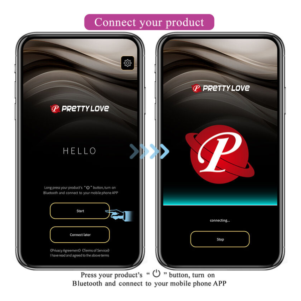 PRETTY LOVE - HAZELYNN 12-FUNKTIONEN-MASSAGEGERÄT MIT APP-STEUERUNG, PINK
