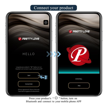 PRETTY LOVE - ANTHONY APP CONTROL ANAL AND PERINEUM VIBRATOR BLACK
