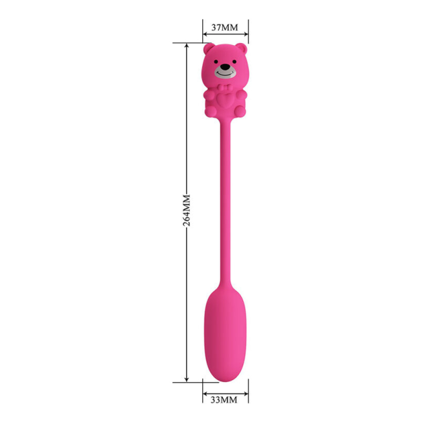 PRETTY LOVE - VIBRATEUR BALLE RECHARGEABLE OLSON AVEC TÉLÉCOMMANDE FILAIRE ROSE