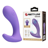 PRETTY LOVE - ANDROMEDA WIEDERAUFLADBARER DOPPELSTIMULATIONSVIBRATOR LILA