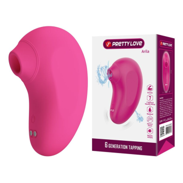 PRETTY LOVE - ARILA RECHARGEABLE CLITORAL SUCTION STIMULATOR WITH VIBRATION PINK