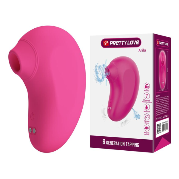 PRETTY LOVE - STIMULATEUR CLITORIAL RECHARGEABLE ARILA AVEC VIBRATION ROSE