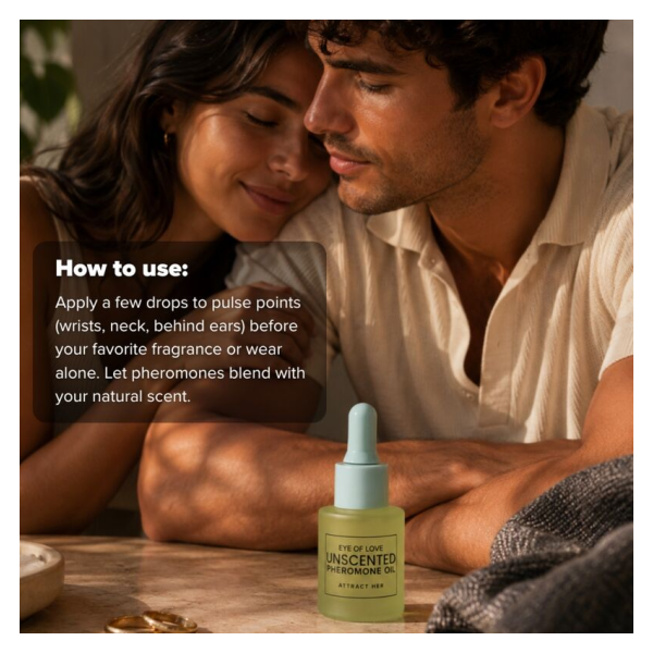 EYE OF LOVE – PHEROMONHALTIGES PARFÜMÖL FÜR MÄNNER, GERUCHSNEUTRAL, 20 ML