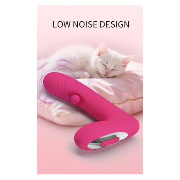 PRETTY LOVE - DUDEN VIBRATEUR EN SILICONE RECHARGEABLE 12 MODES DE VIBRATION ET 3 MODES DE BASCULE ROSE