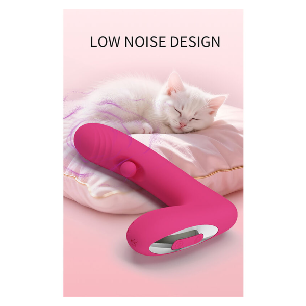 PRETTY LOVE - DUDEN VIBRATEUR EN SILICONE RECHARGEABLE 12 MODES DE VIBRATION ET 3 MODES DE BASCULE ROSE