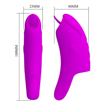 PRETTY LOVE - PETERSON HONEY FINGER VIBRATEUR À DOIGTS RECHARGEABLE VIOLET