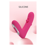 PRETTY LOVE – DUDEN WIEDERAUFLADBARER SILIKON-VIBRATOR MIT 12 VIBRATIONSMODI UND 3 SCHAUKELMODI, PINK