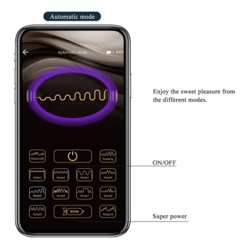 PRETTY LOVE - ANTHONY APP CONTROL ANAL AND PERINEUM VIBRATOR BLACK